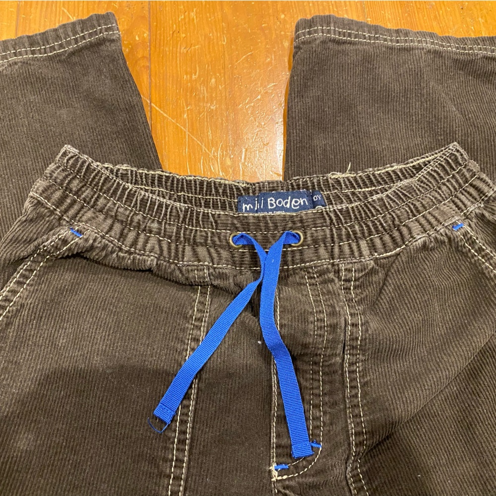 Mini Boden Boys Brown Corduroy Size 10